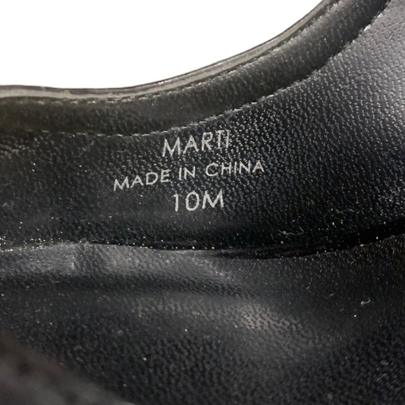 Tahari | PeepToe Purple Black Platform Heels Size 10M Scales - Picture 6 of 9